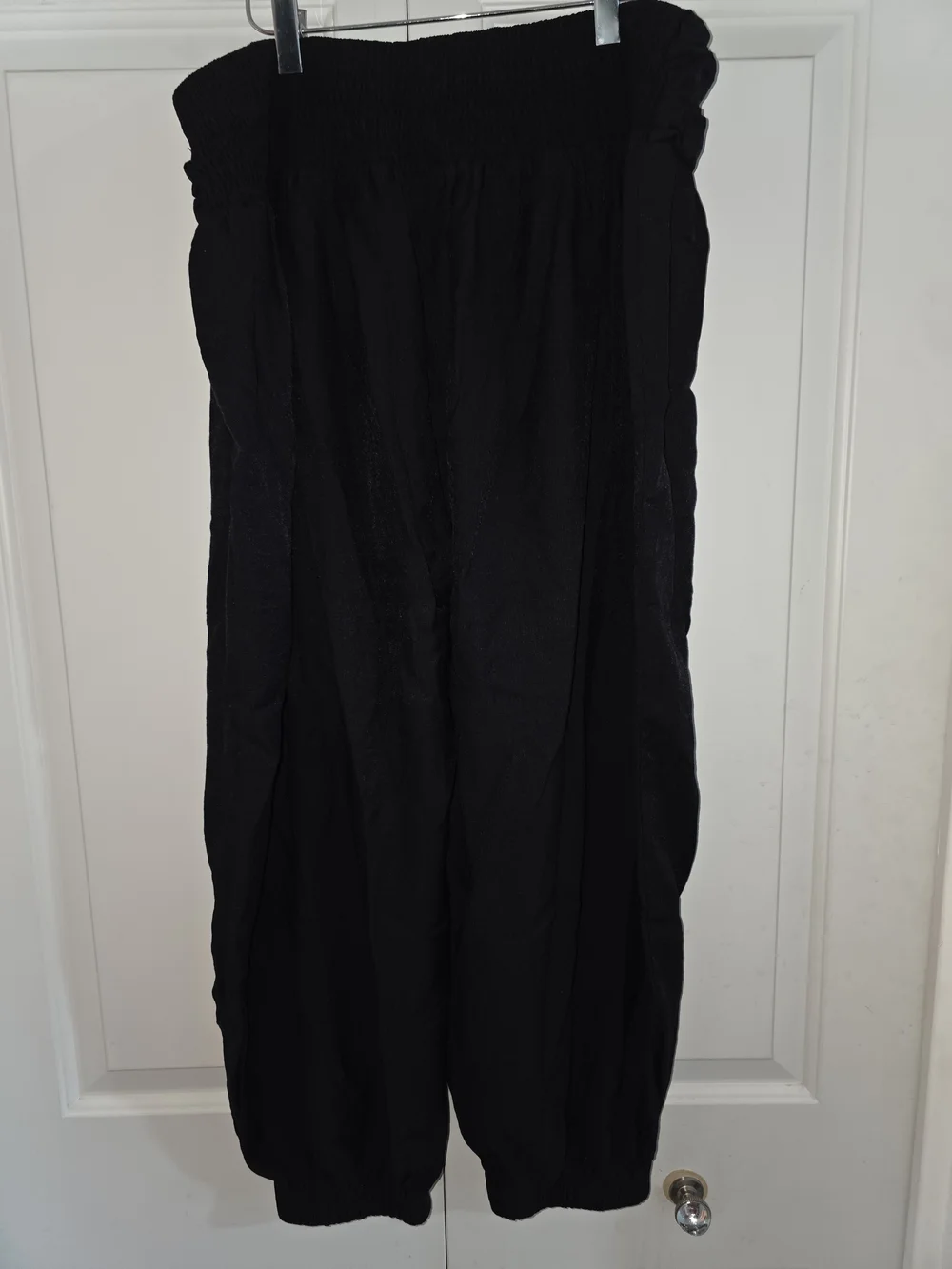Black Women's Balloon Pants - Picture 3 of 4